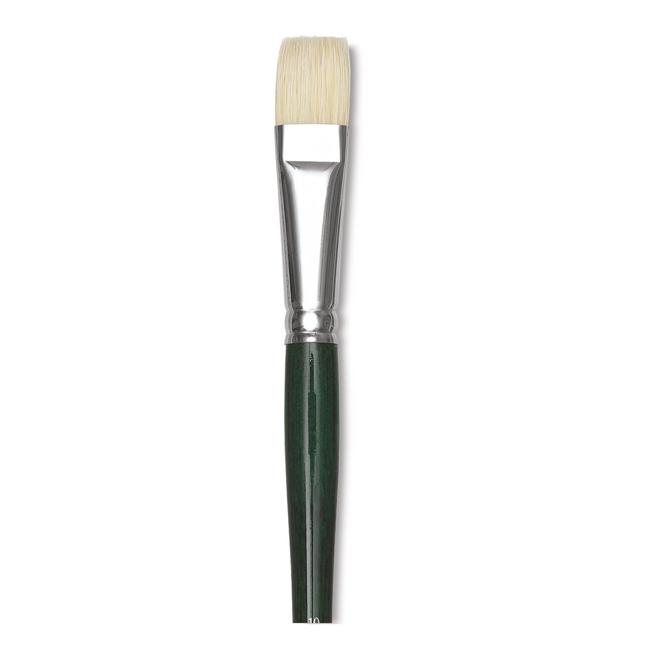 Winsor & Newton Winton Hog Bristle Brush - Bright, Long Handle, Size 10